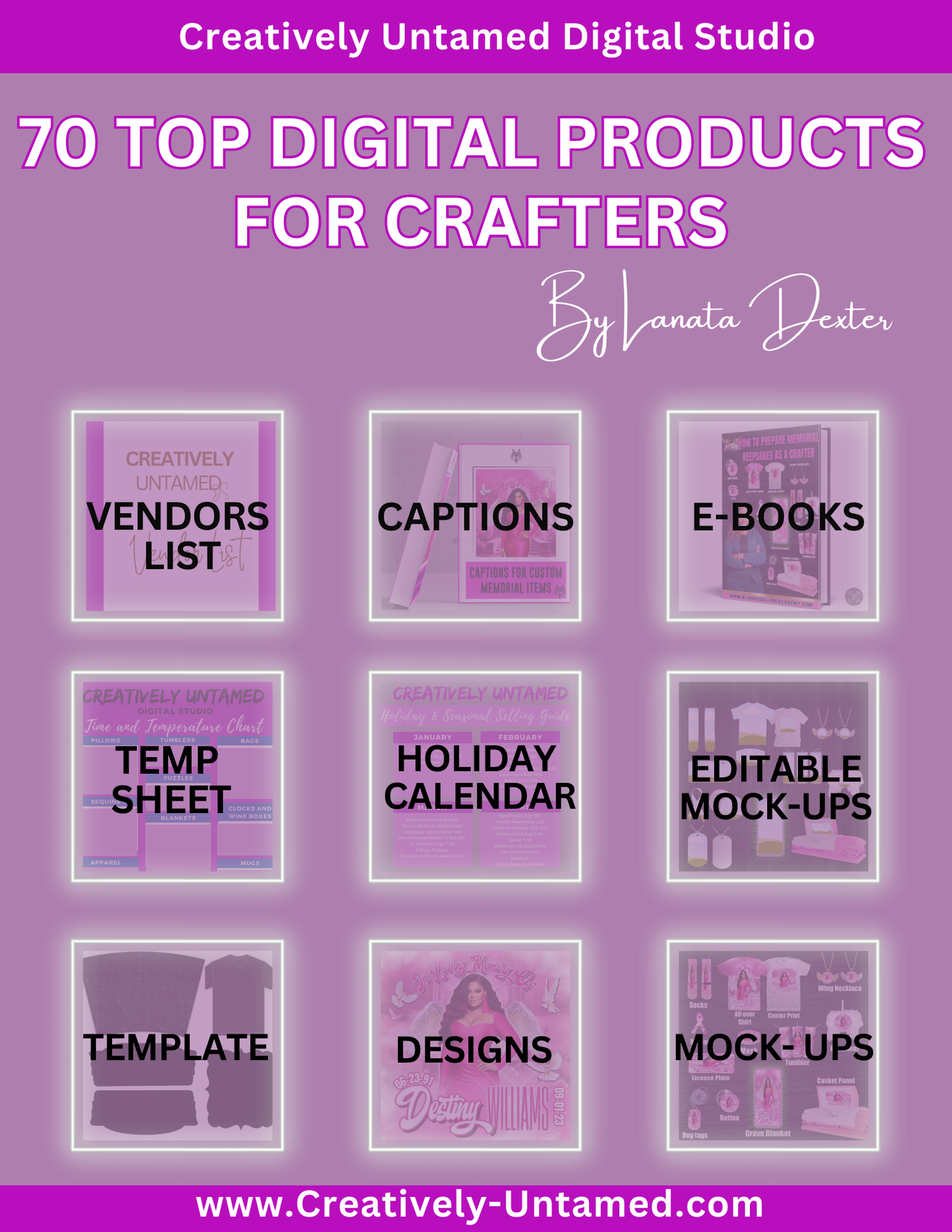 70 Top Digital Products for Crafters