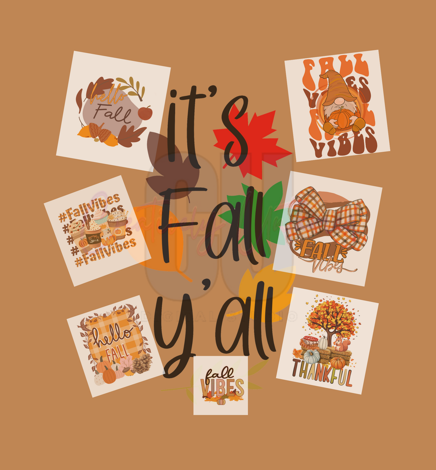 Digital Fall Editable Bundle 8